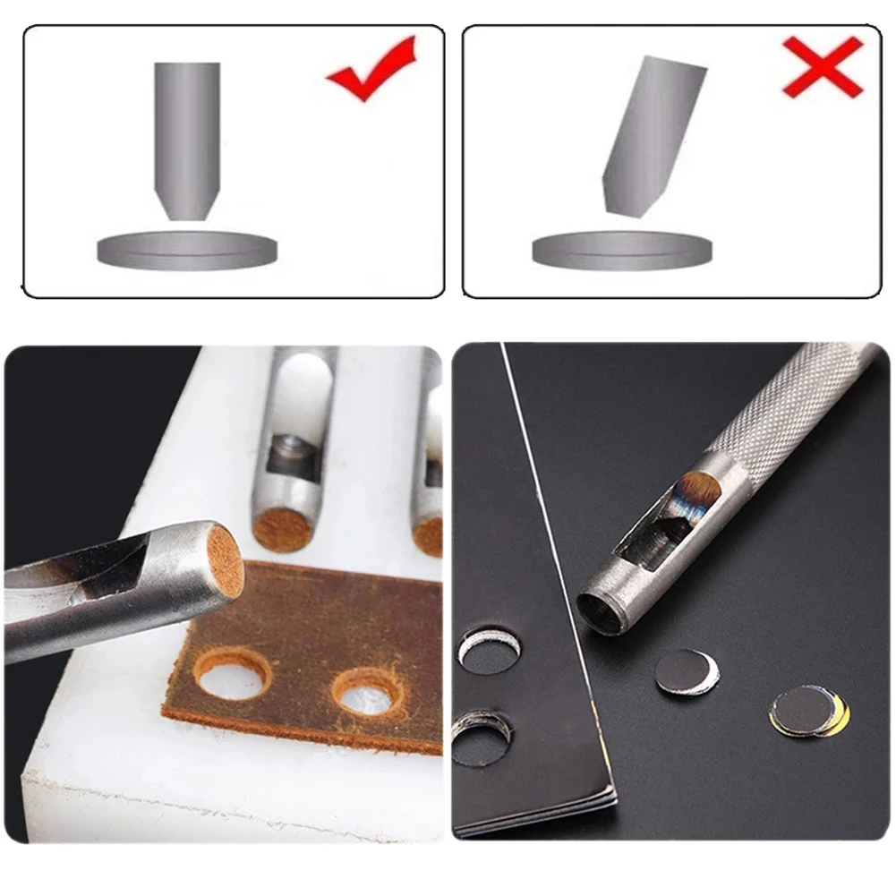 1pcs Leather Round Shape Hole Punch DIY Hand Perforated Round Stitching Punch Tools Belt Watch Band Hole Cut Leather Punching
1pcs Leather Round Shape Hole Punch DIY Hand Perforated Round Stitching Punch Tools Belt Watch Band Hole Cut Leather Punching
