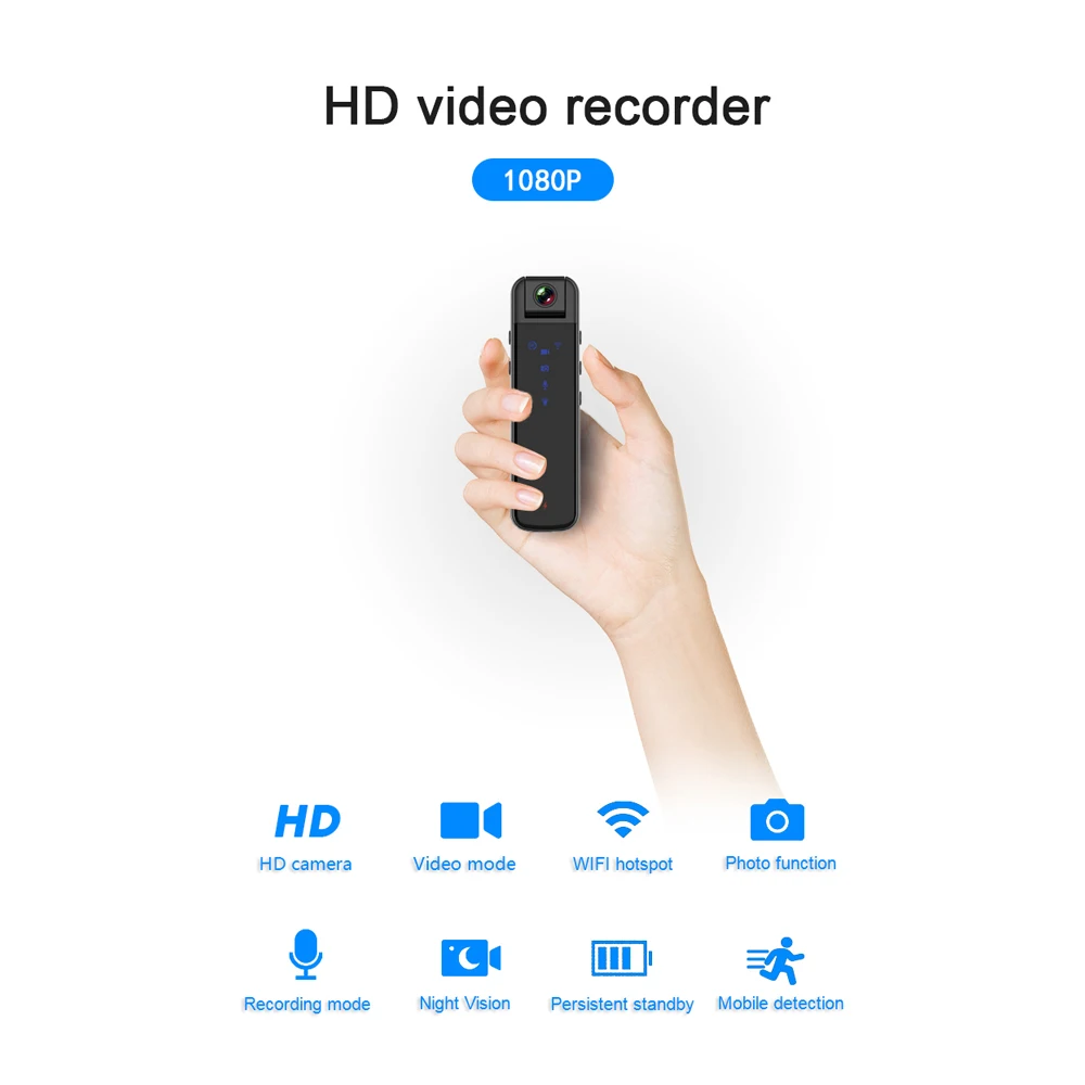 2023 New Arrival CS05 1080P Digital Video Recorder Infrared WiFi HD DVR Video Night Vision Motion Detect DV Body Camera
2023 New Arrival CS05 1080P Digital Video Recorder Infrared WiFi HD DVR Video Night Vision Motion Detect DV Body Camera
