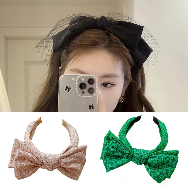 New Fashion Women Headband Lace Mesh Large Bowknot Hairband Wide Side Headwear Girls Summer Turban Hair Accessories
New Fashion Women Headband Lace Mesh Large Bowknot Hairband Wide Side Headwear Girls Summer Turban Hair Accessories