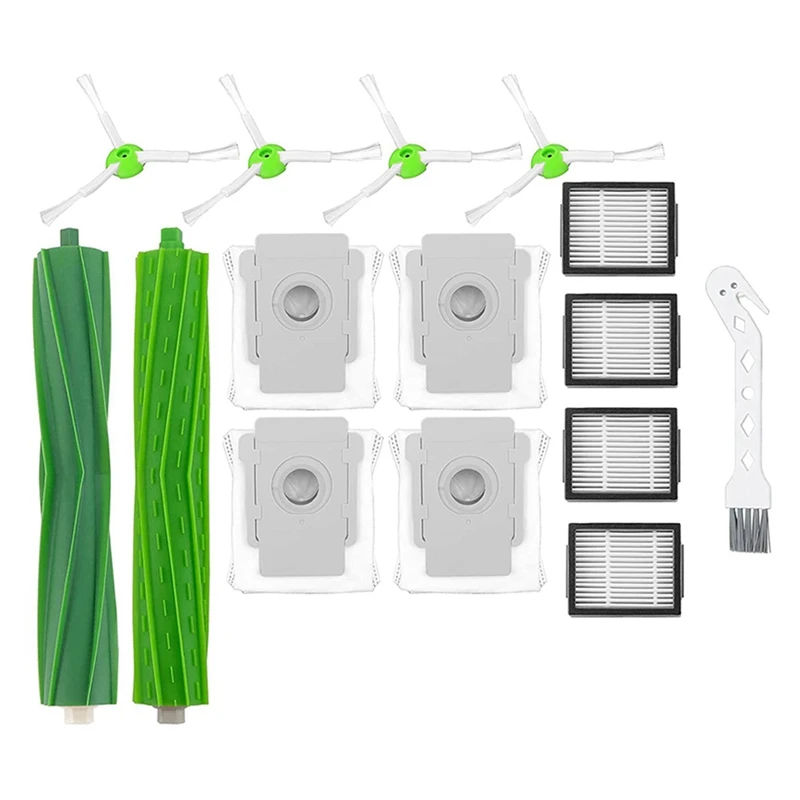 Сменная роликовая щетка, боковые щетки, фильтр, совместимый с Irobot Roomba I7 + I3 E5, аксессуары для пылесоса
Сменная роликовая щетка, боковые щетки, фильтр, совместимый с Irobot Roomba I7 + I3 E5, аксессуары для пылесоса