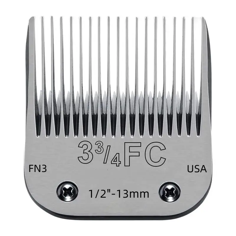 

Pet Dog Grooming Clipper Blade 3F 13mm Made Using High Quality Carbon Steel for A5 blade fit most Andis Oster clippers
