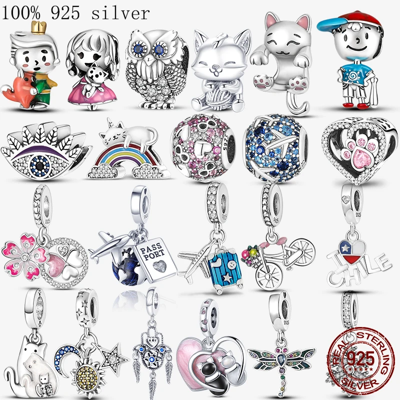 Paw Footprints Beads Cat Love Heart Dangle Charm 925 Silver fit Pandora Charms Bracelet Diy Dropshipping Wholesale Support
Paw Footprints Beads Cat Love Heart Dangle Charm 925 Silver fit Pandora Charms Bracelet Diy Dropshipping Wholesale Support