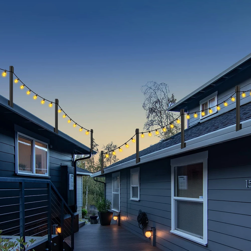 Lamp Column Bracket String Lights 4-Pack Adjustable Assembly Easy To Install Excellent Use No Height Limitation
Lamp Column Bracket String Lights 4-Pack Adjustable Assembly Easy To Install Excellent Use No Height Limitation