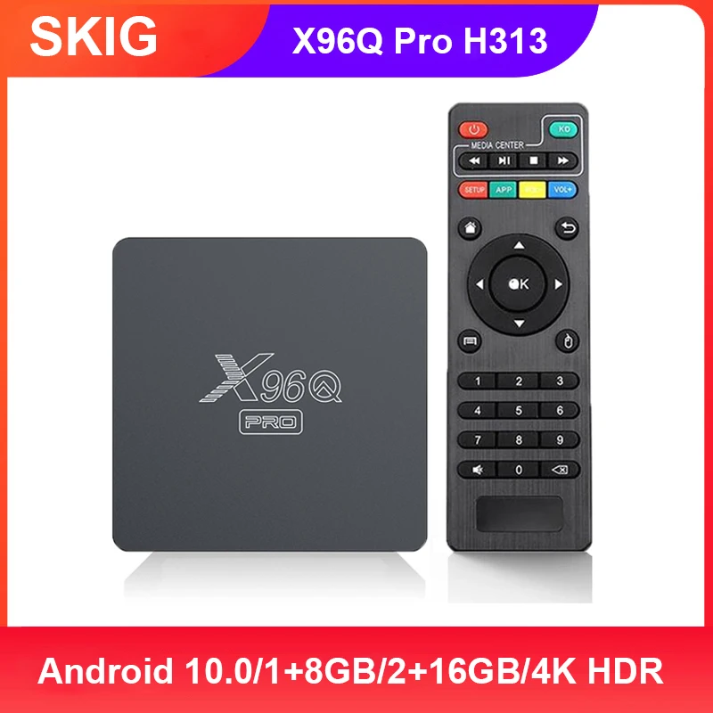 X96Q Pro Smart TV Box Android 10.0 Set Top Box 4K 2.4G Wifi 1080P Allwinner H313 TV Smart Media Player
X96Q Pro Smart TV Box Android 10.0 Set Top Box 4K 2.4G Wifi 1080P Allwinner H313 TV Smart Media Player