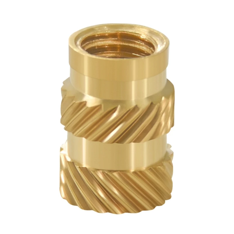 

Brass Nut Threaded Rod M3 100Pcs Insert Knurled Nuts Brass Hot Melt Inset Heating Molding Copper Thread Inserts Nut
