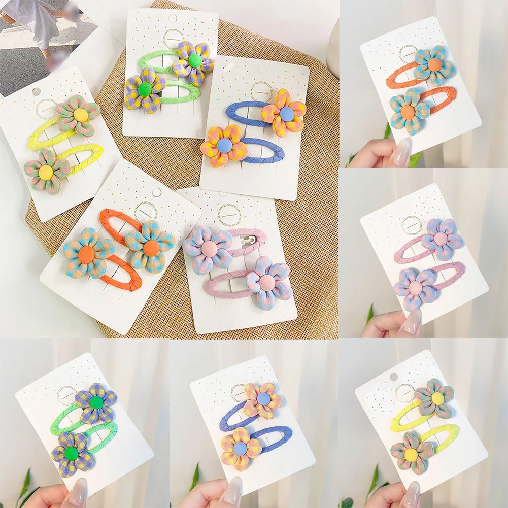2PC/Sweet New Cute Plaid Fabric Hair Clips For Children Girls Flower Barrettes Hair Grips Hairpin Hair Accessories HeadWear 2022
2PC/Sweet New Cute Plaid Fabric Hair Clips For Children Girls Flower Barrettes Hair Grips Hairpin Hair Accessories HeadWear 2022
