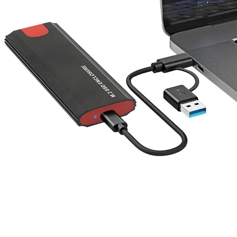 M2 SSD Case NVME Dual Protocol M.2 To USB Type C 3.1 SSD Enclosure Adapter For NVME PCle NVMe BM Key SSD Disk Box M.2 SSD Case
M2 SSD Case NVME Dual Protocol M.2 To USB Type C 3.1 SSD Enclosure Adapter For NVME PCle NVMe BM Key SSD Disk Box M.2 SSD Case