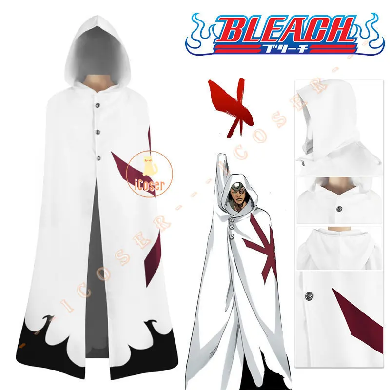 Костюм для косплея аниме отбеливатель стернтрит, белая накидка джуграмма хашвальт, накидка, униформа ванденрейх, Yhwach, Тысячелетняя артериальная война 
Костюм для косплея аниме отбеливатель стернтрит, белая накидка джуграмма хашвальт, накидка, униформа ванденрейх, Yhwach, Тысячелетняя артериальная война