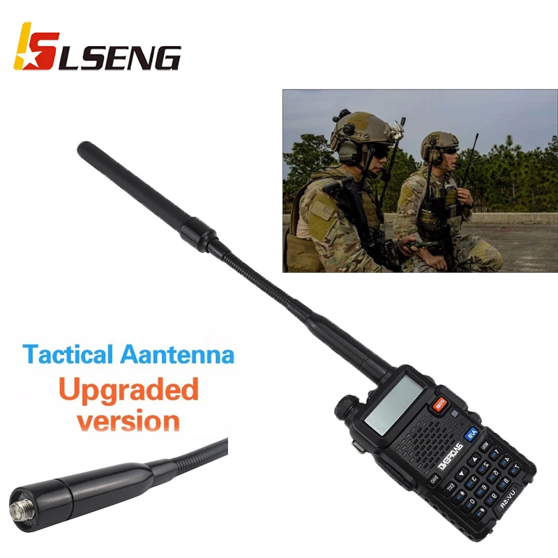 LSENG Складная рация SMA-Female мерная Двусторонняя радиосвязь VHF UHF портативная рация для BaoFeng трубчатая антенна
LSENG Складная рация SMA-Female мерная Двусторонняя радиосвязь VHF UHF портативная рация для BaoFeng трубчатая антенна