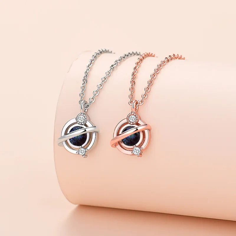 New 2022 Designer Dream Planet Necklace Female Clavicle Chain Niche Light Luxury 925 Silver Jewelry
New 2022 Designer Dream Planet Necklace Female Clavicle Chain Niche Light Luxury 925 Silver Jewelry