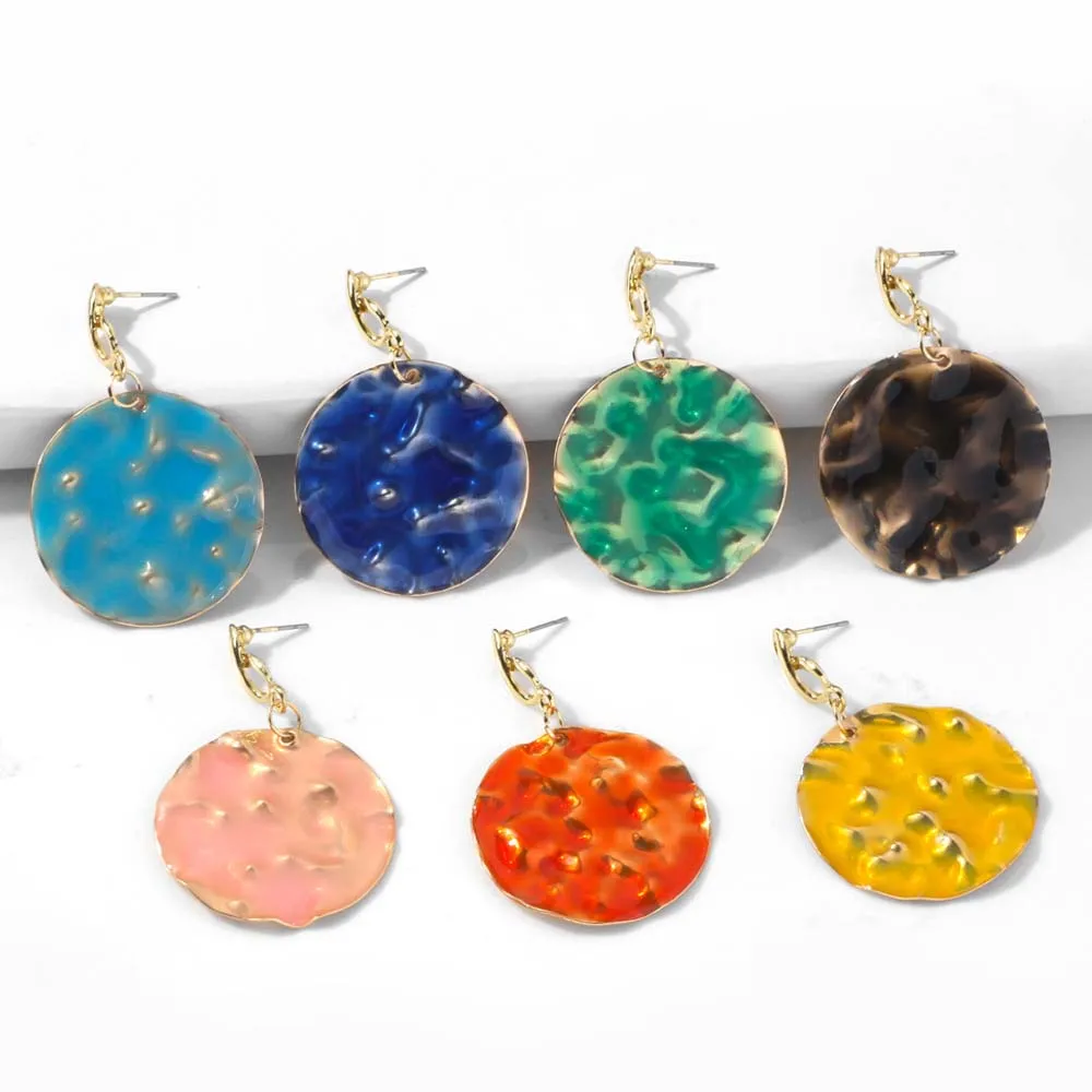 VG 6YM 2022 Multi-color Round Drop Earrings Fashion Trend Creative Ear Jewelry Women Personality Vintage Party Gifts New
VG 6YM 2022 Multi-color Round Drop Earrings Fashion Trend Creative Ear Jewelry Women Personality Vintage Party Gifts New