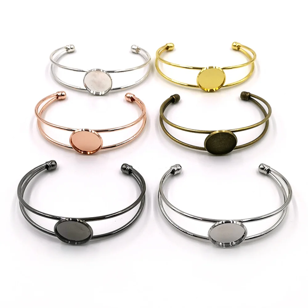 1 Pcs/Lot Blank Bangle Cabochon Base Findings Adjustable Cuff Bracelet Cameo Tray Bezels Settings For Jewelry Making Supplies
1 Pcs/Lot Blank Bangle Cabochon Base Findings Adjustable Cuff Bracelet Cameo Tray Bezels Settings For Jewelry Making Supplies