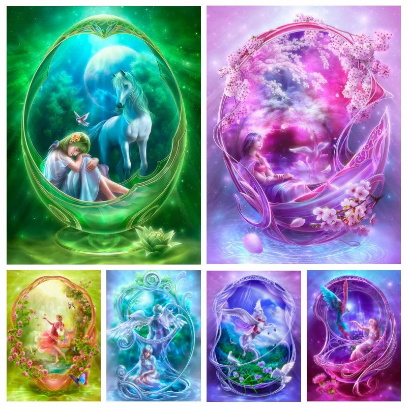 12 Reincarnation Story Diamond Painting Fairy Girl With Unicorn And Flowers Fairyland Scenery Embroidery Kit Princess Room Decor
12 Reincarnation Story Diamond Painting Fairy Girl With Unicorn And Flowers Fairyland Scenery Embroidery Kit Princess Room Decor