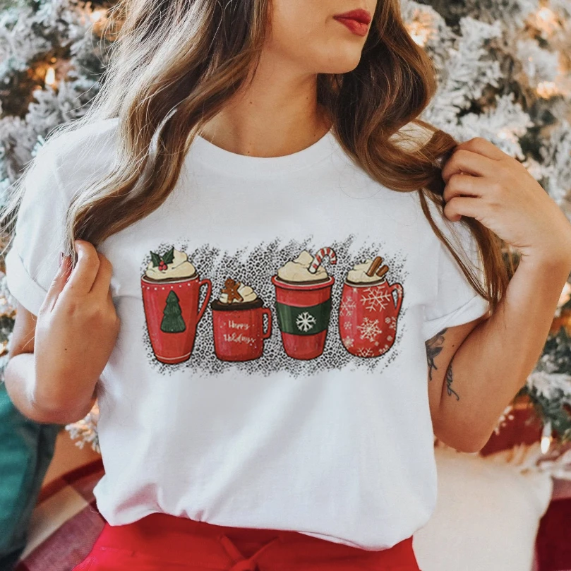Women Graphic Retro Kawaii Short Sleeve Happy Time Winter Merry Christmas Clothing Wear Printed Tops Lady Tees T Shirt T-Shirt
Women Graphic Retro Kawaii Short Sleeve Happy Time Winter Merry Christmas Clothing Wear Printed Tops Lady Tees T Shirt T-Shirt