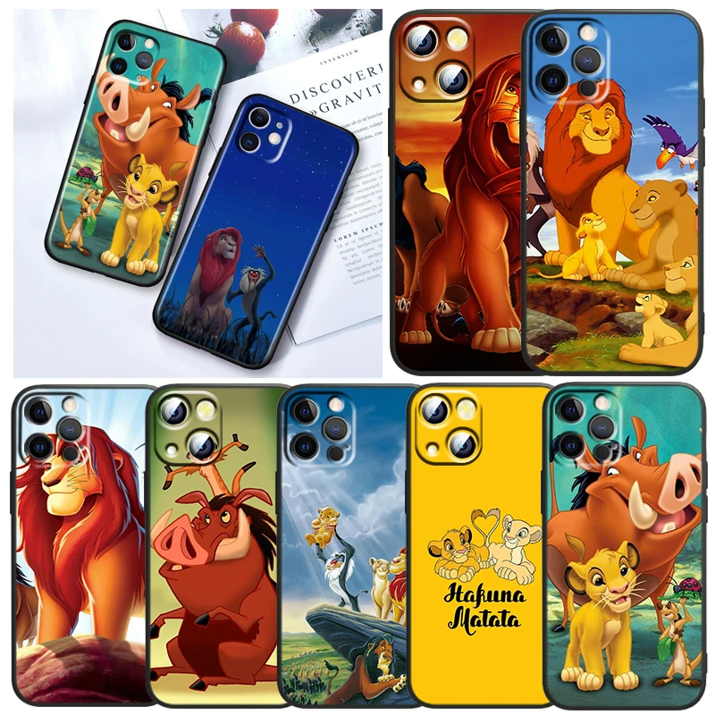 The Lion King For Apple iPhone 13 12 Mini 11 XS Pro Max X XR 8 7 6 5 Plus SE 2020 Black Phone Case Soft Silicone TPU Funda Capa
The Lion King For Apple iPhone 13 12 Mini 11 XS Pro Max X XR 8 7 6 5 Plus SE 2020 Black Phone Case Soft Silicone TPU Funda Capa