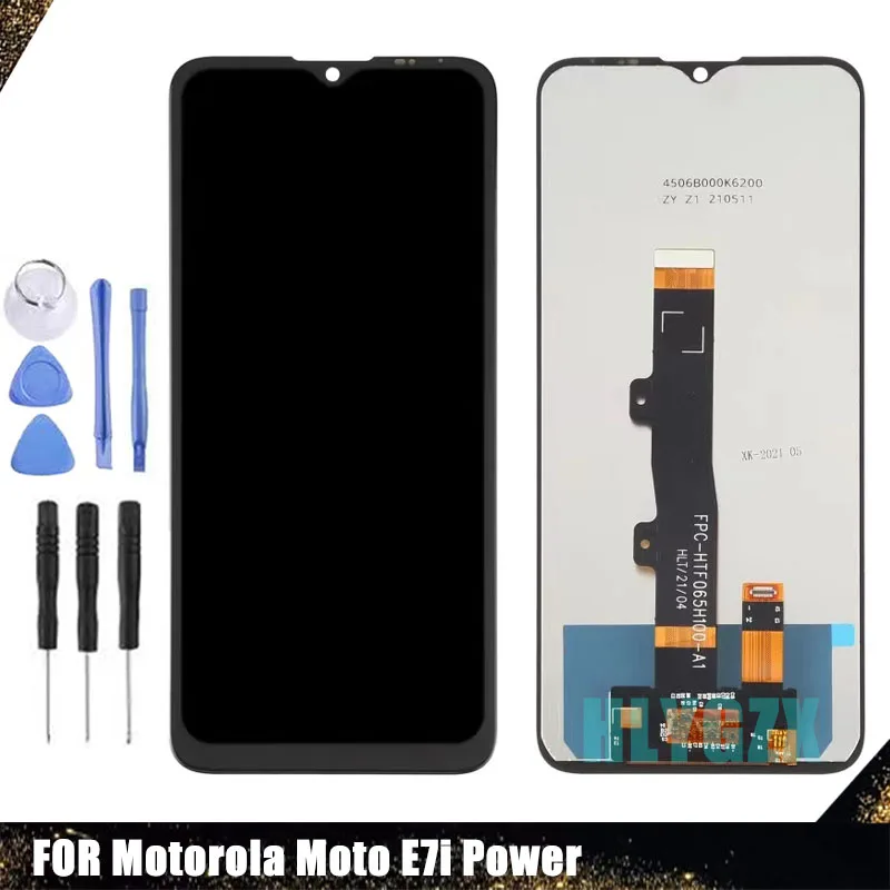 

Новый Оригинальный сенсорный ЖК-экран для Motorola E7i Power, дигитайзер в сборе, замена для Moto E7i, датчик питания, дисплей, замена