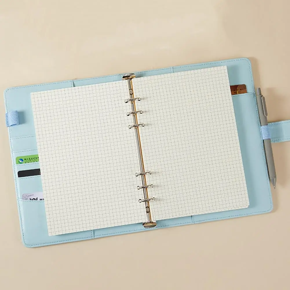 Useful INS A5 6-Hole Binder Faux Leather Loose Leaf Cover Magnetic Buckle Loose Leaf Cover Delicate Touch for Gift
Useful INS A5 6-Hole Binder Faux Leather Loose Leaf Cover Magnetic Buckle Loose Leaf Cover Delicate Touch for Gift