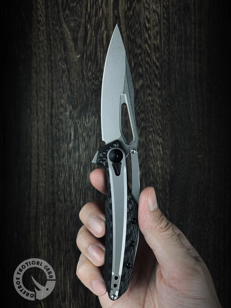 Складной нож ZT 0990 CPM 20CV, ручка из углеродного волокна, Задний зажим TC4, для повседневного использования, для самообороны, карманный нож, легкий
Складной нож ZT 0990 CPM 20CV, ручка из углеродного волокна, Задний зажим TC4, для повседневного использования, для самообороны, карманный нож, легкий