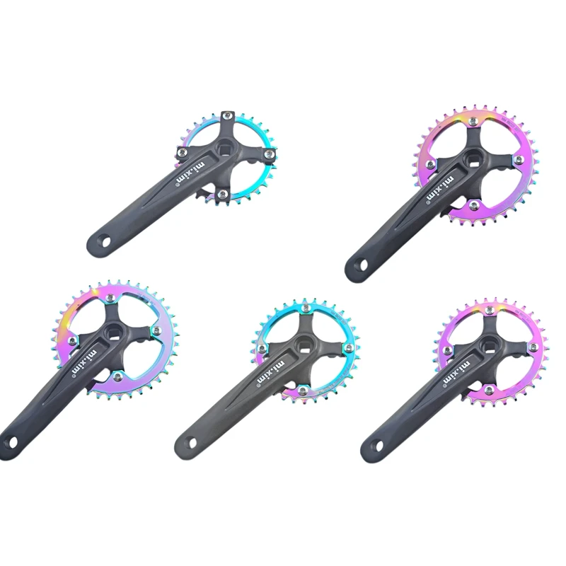 Mi.Xim Single Speed Bike Crankset with Chainring 130 BCD Bicycle Crank Parts Fixed Gear Bike Chainwheel Set
Mi.Xim Single Speed Bike Crankset with Chainring 130 BCD Bicycle Crank Parts Fixed Gear Bike Chainwheel Set