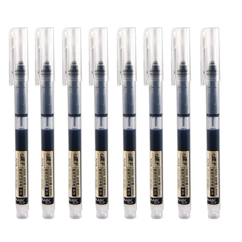 Signing Straight Liquid Pen 0.5mm Quick-drying Pen Disposable Pen Large-capacity Pen Full Needle Tube Great Ability Write Brush
Signing Straight Liquid Pen 0.5mm Quick-drying Pen Disposable Pen Large-capacity Pen Full Needle Tube Great Ability Write Brush