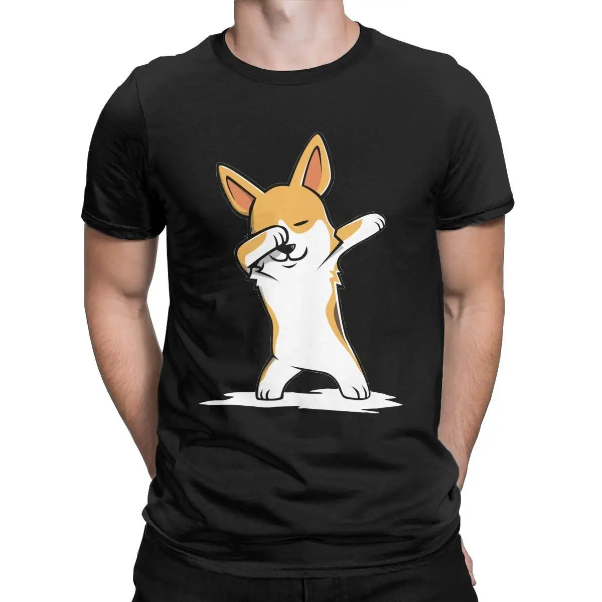 Dabbing Corgi Funny T-Shirt Men Pet Lovers Cute Dog Vintage 100% Cotton Tees Crewneck Short Sleeve T Shirts Plus Size Tops
Dabbing Corgi Funny T-Shirt Men Pet Lovers Cute Dog Vintage 100% Cotton Tees Crewneck Short Sleeve T Shirts Plus Size Tops