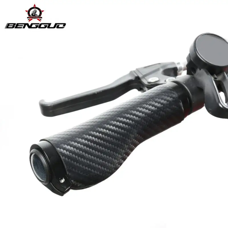 Bicycle Handle Bar Grips MTB Bike Bilateral Locking Handlebar Cover MTB Non-slip Shock-absorbing Leather Grip Bike Accessories
Bicycle Handle Bar Grips MTB Bike Bilateral Locking Handlebar Cover MTB Non-slip Shock-absorbing Leather Grip Bike Accessories