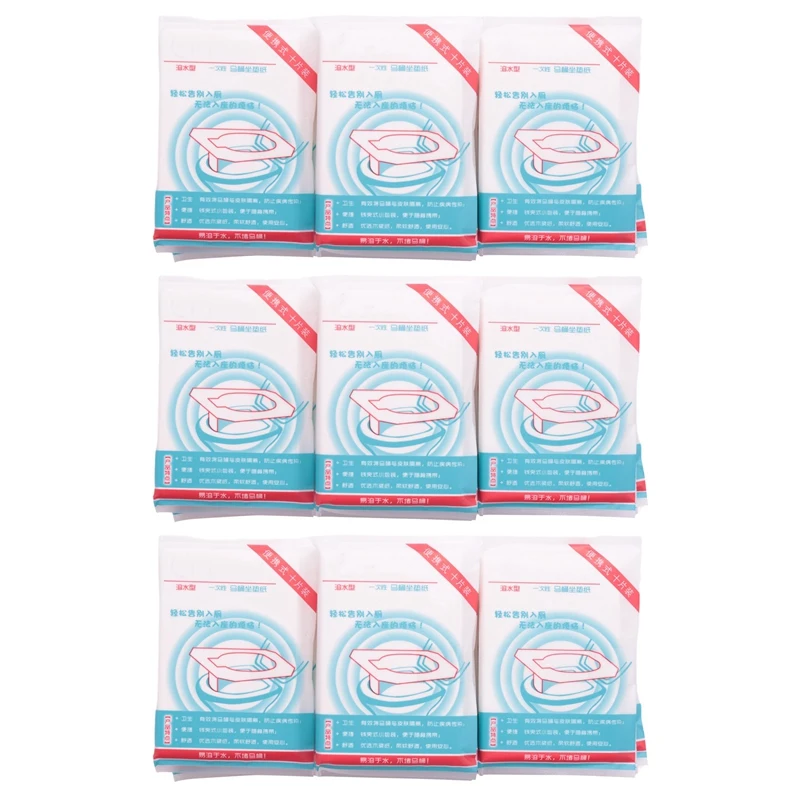 300Pcs Disposable Toilet Seat Cover Mat Waterproof Toilet Paper Pad For Travel/Camping Bathroom Accessiories
300Pcs Disposable Toilet Seat Cover Mat Waterproof Toilet Paper Pad For Travel/Camping Bathroom Accessiories