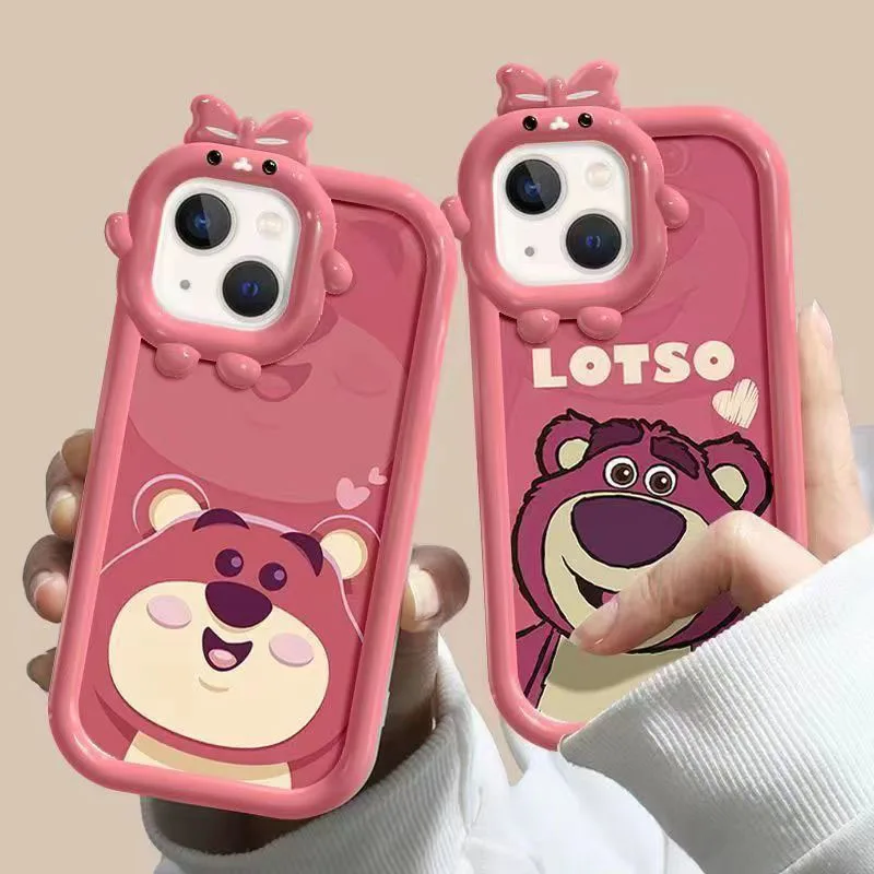 Disney Lotso 3D Pink Shockproof Phone Case for IPhone 14 13 12 11 Pro Max 14 Plus X XR Max All-Inclusive Protection Cover
Disney Lotso 3D Pink Shockproof Phone Case for IPhone 14 13 12 11 Pro Max 14 Plus X XR Max All-Inclusive Protection Cover