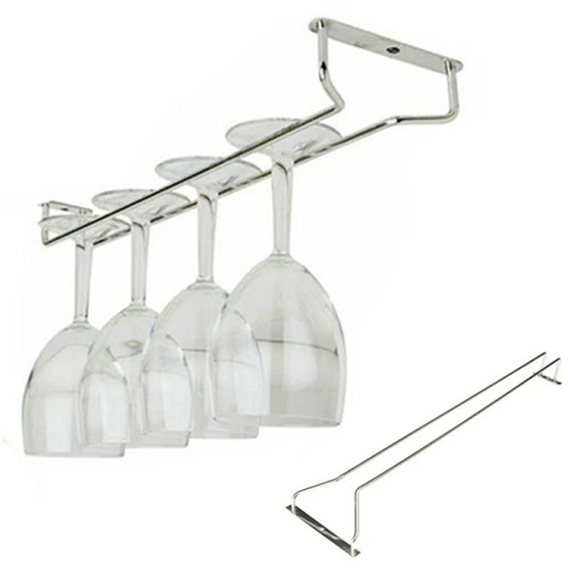 Wine Glasses Hanging Upside Down Cup Holder Rack Champagne Cup Holder Stainless Steel Hanger Kitchen Bar Shelf
Wine Glasses Hanging Upside Down Cup Holder Rack Champagne Cup Holder Stainless Steel Hanger Kitchen Bar Shelf