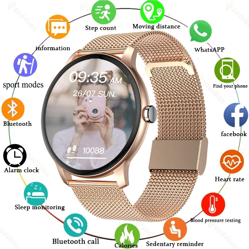 2022 New Call Smart Watch Women Custom Dial 1.3 Inch Full Touch Screen Sports Watches Men Waterproof Smartwatch For Android IOS
2022 New Call Smart Watch Women Custom Dial 1.3 Inch Full Touch Screen Sports Watches Men Waterproof Smartwatch For Android IOS