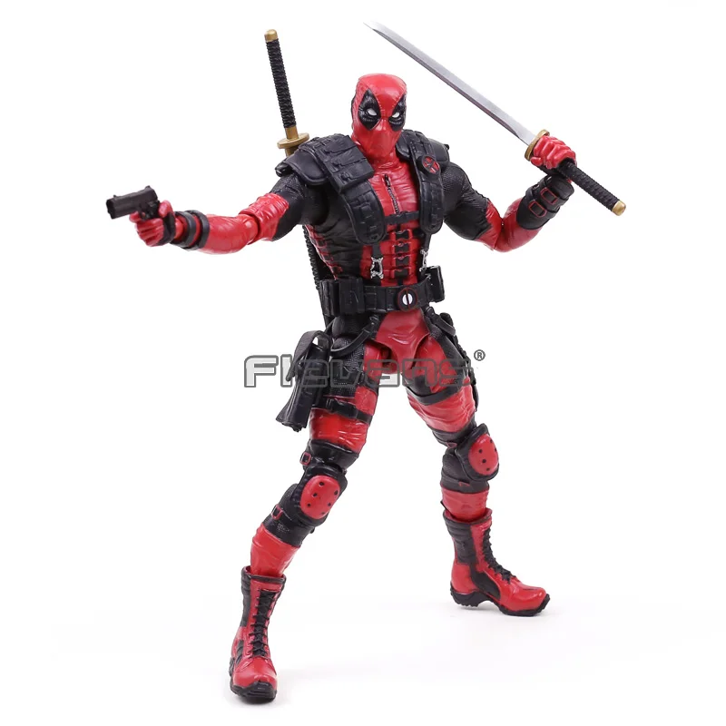 

26cm Marvel Comics X-Men Legends Deadpool Movable Assemble Action Figure Figurine Model Toy