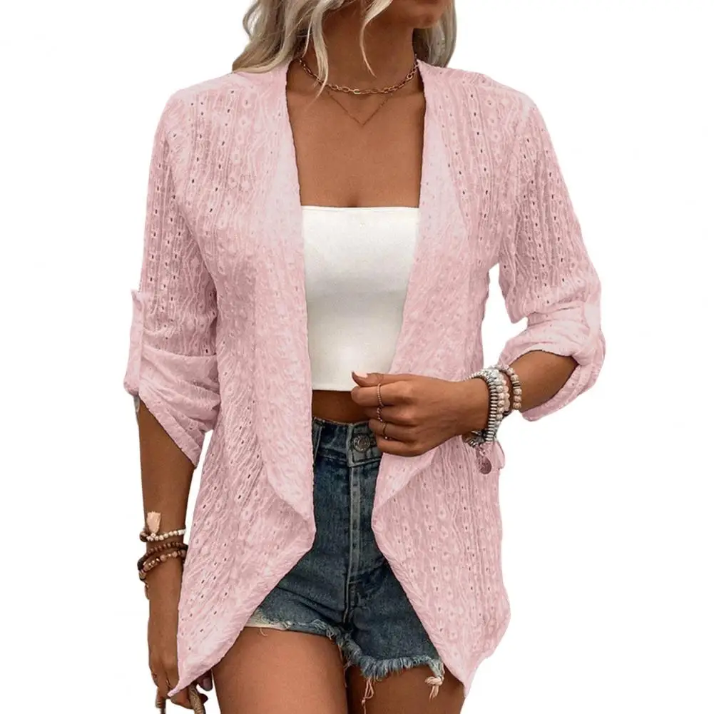 Casual Women Cardigan Stylish Women's Open Stitch Cardigans Breathable Soft Irregular Spring/fall Coats for A Casual Fashionable 
Casual Women Cardigan Stylish Women's Open Stitch Cardigans Breathable Soft Irregular Spring/fall Coats for A Casual Fashionable