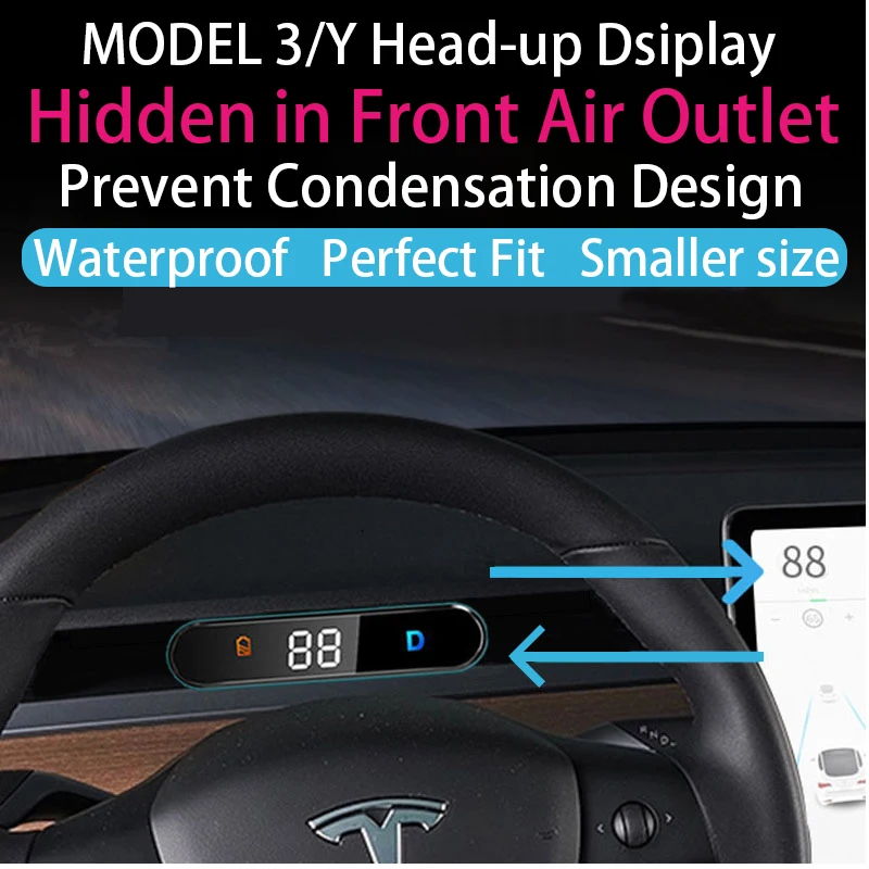 2019~2022 Tesla HUD Head-up Display For Tesla Car Model 3 Model Y Digital Speedometer Car GPS Model 3 Model Y Car Accessories
2019~2022 Tesla HUD Head-up Display For Tesla Car Model 3 Model Y Digital Speedometer Car GPS Model 3 Model Y Car Accessories