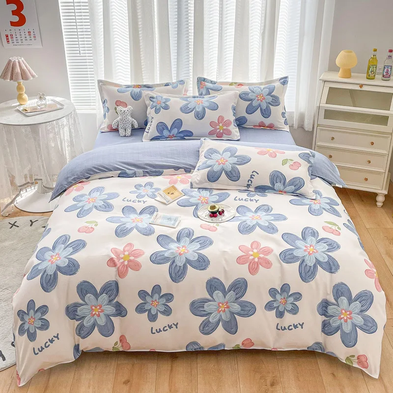 Bed four-piece set of cotton wholesale cotton bed sheet quilt cover quilt bed cover three-piece set
Bed four-piece set of cotton wholesale cotton bed sheet quilt cover quilt bed cover three-piece set