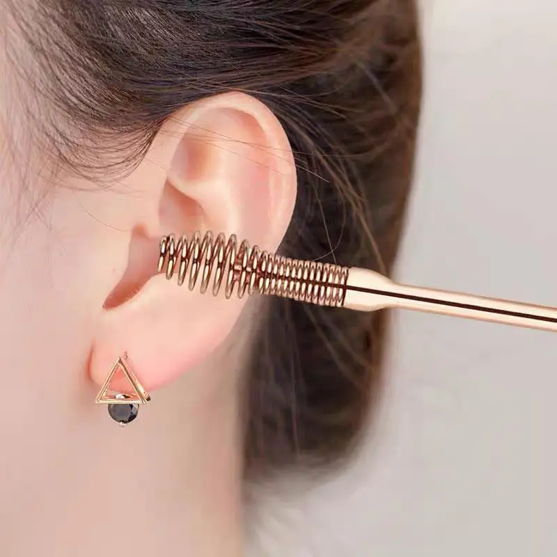 1/5/6pcs Spiral Massage Ear Pick 360° Spiral Ear Wax Remover Ear Canal Cleaner Stainless Steel Flexible Design Ear Care Tools
1/5/6pcs Spiral Massage Ear Pick 360° Spiral Ear Wax Remover Ear Canal Cleaner Stainless Steel Flexible Design Ear Care Tools
