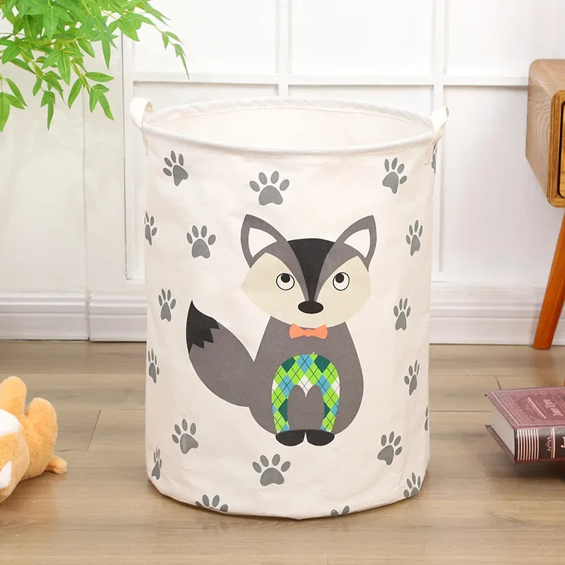 Корзина для игрушек и белья с мультяшными принтами
Корзина для игрушек и белья с мультяшными принтами