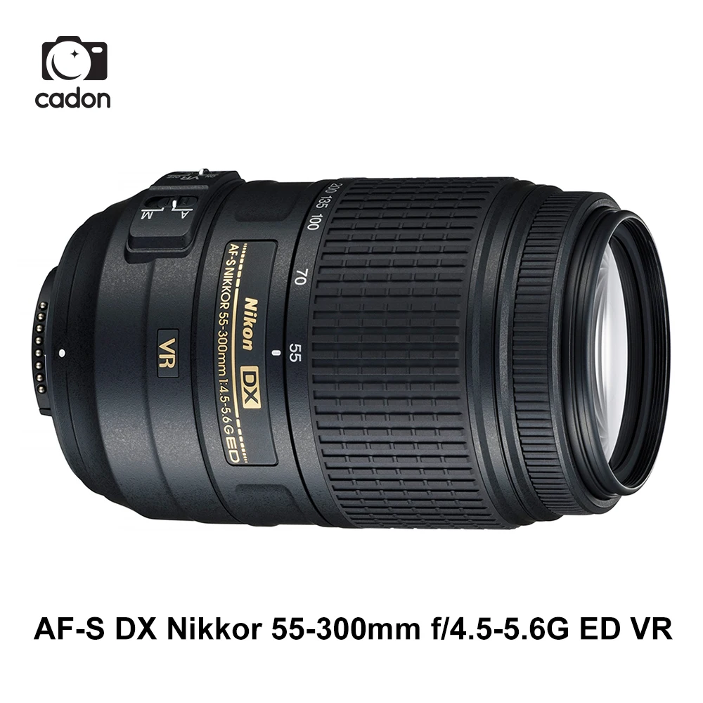 

Original Nikon AF-S DX NIKKOR 55-300mm F/4.5-5.6G ED VR Vibration Reduction Zoom Lens with Auto Focus for Nikon DSLR Cameras