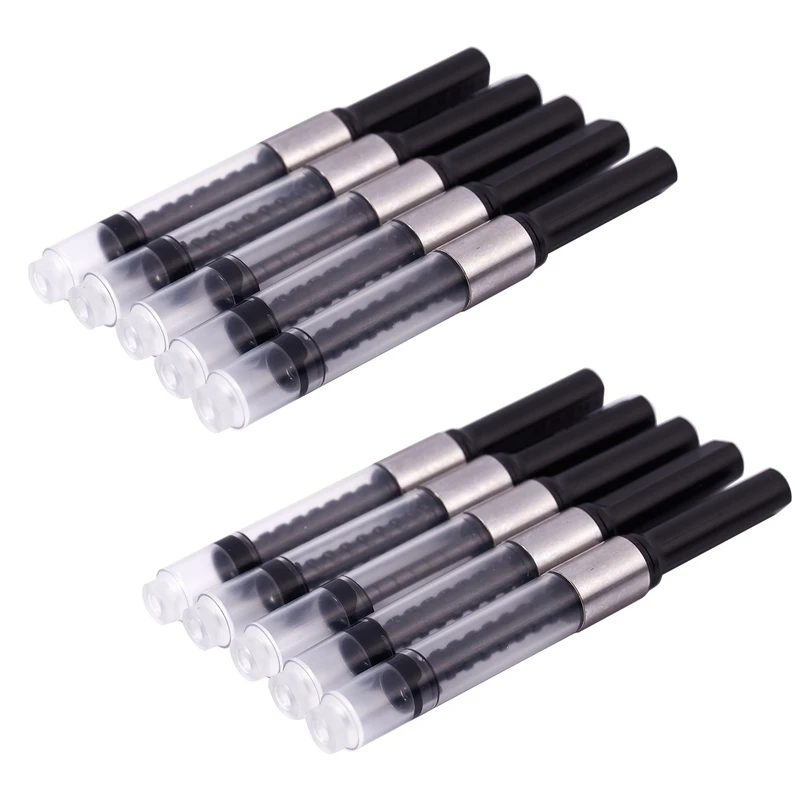 JINHAO 10Pcs Fountain Pen Ink Converter Ink Reservoir New Suitable For All Types Black
JINHAO 10Pcs Fountain Pen Ink Converter Ink Reservoir New Suitable For All Types Black