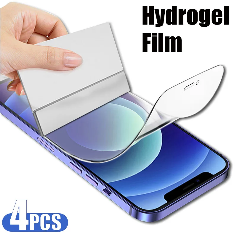 4PCS Hydrogel Film for IPhone 13 12 11 Pro Max Mini SE 2020 Screen Protector on IPhone X XR XS Max 7 8 6 6S Plus Not Glass
4PCS Hydrogel Film for IPhone 13 12 11 Pro Max Mini SE 2020 Screen Protector on IPhone X XR XS Max 7 8 6 6S Plus Not Glass