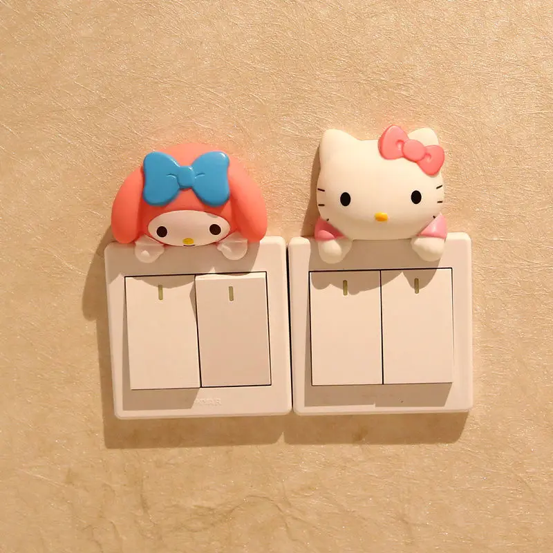 Kawaii Sanrios My Melody HelloKittys Plush Switch Decorative Protection Wall Stickers Cartoon Cute Anime Plush Toy For Girl Gift
Kawaii Sanrios My Melody HelloKittys Plush Switch Decorative Protection Wall Stickers Cartoon Cute Anime Plush Toy For Girl Gift
