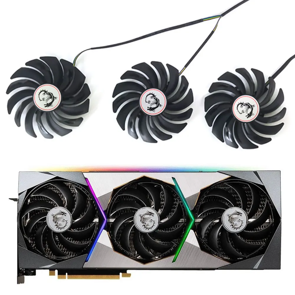 95 мм PLD10010S12HH охлаждающий вентилятор RTX 3090 3080 3070 TI GPU вентилятор для замены MSI GeForce RTX 3070 3070Ti 3080 3080Ti 3090 SUPRIM X 
95 мм PLD10010S12HH охлаждающий вентилятор RTX 3090 3080 3070 TI GPU вентилятор для замены MSI GeForce RTX 3070 3070Ti 3080 3080Ti 3090 SUPRIM X