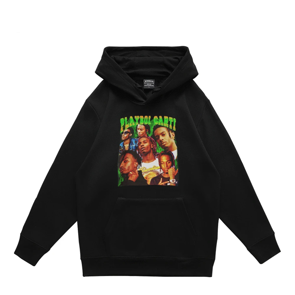 Rap Singer Playboi Carti Hoodie Unisex Vintage Hip Hop Hooded Sweatshirt Men Women Tops College Teen Fashion Oversized Pullover
Rap Singer Playboi Carti Hoodie Unisex Vintage Hip Hop Hooded Sweatshirt Men Women Tops College Teen Fashion Oversized Pullover