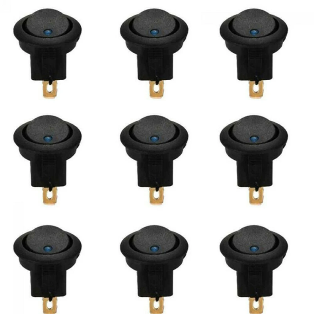 ON-OFF Round Rocker Toggle Switch High Quality Round 2 Pins 2.4 Cm X 2.4 Cm X 3 Cm
ON-OFF Round Rocker Toggle Switch High Quality Round 2 Pins 2.4 Cm X 2.4 Cm X 3 Cm