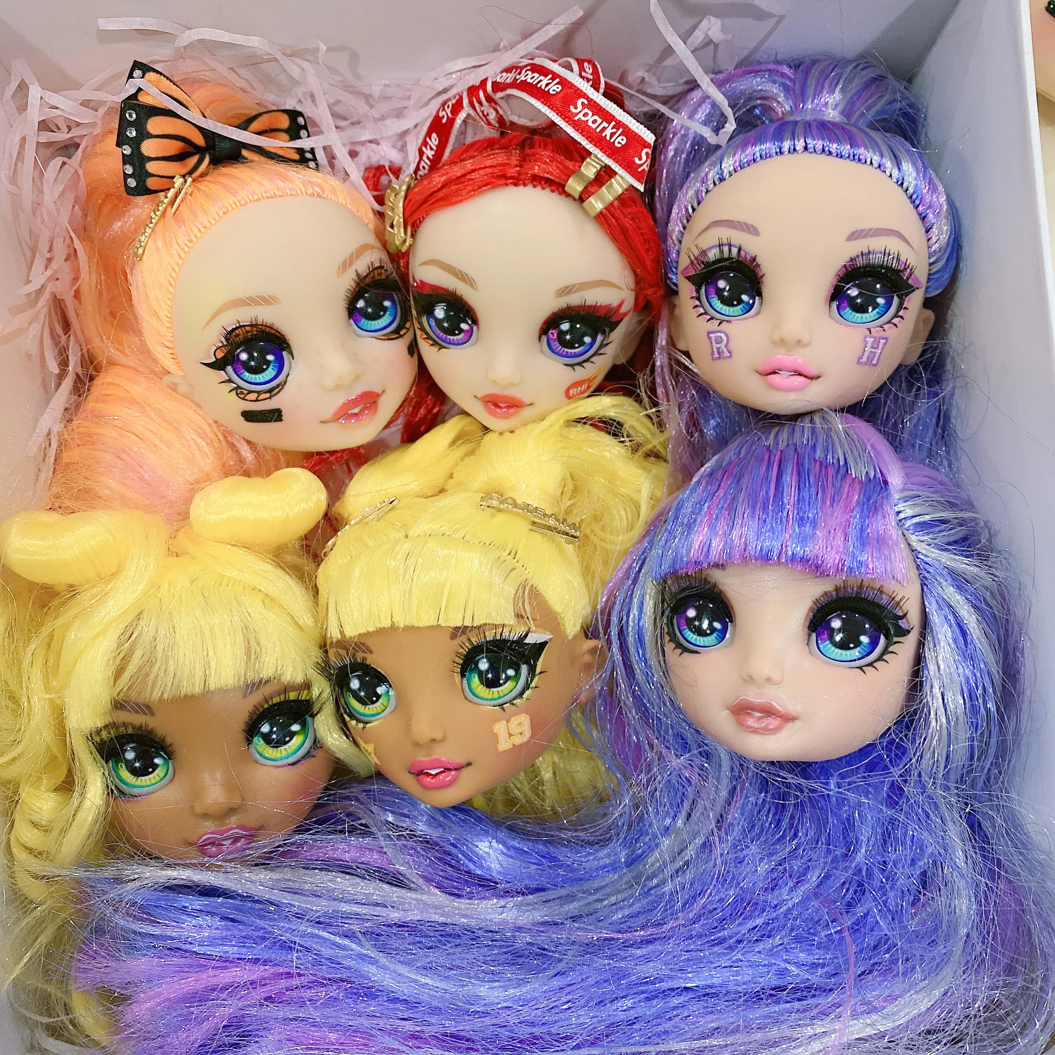 Slime Big Sister Doll Head Glass Eye Doll Rainbow Unicorn Makeup Accessories
Slime Big Sister Doll Head Glass Eye Doll Rainbow Unicorn Makeup Accessories