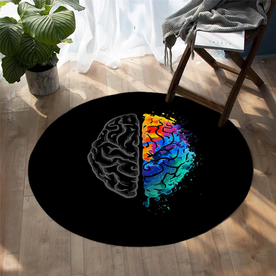 Human Brain Bedroom Floor Mat Watercolor Round Carpet Colorful Rug Non-slip Modern Living Room Alfombra Dropship
Human Brain Bedroom Floor Mat Watercolor Round Carpet Colorful Rug Non-slip Modern Living Room Alfombra Dropship
