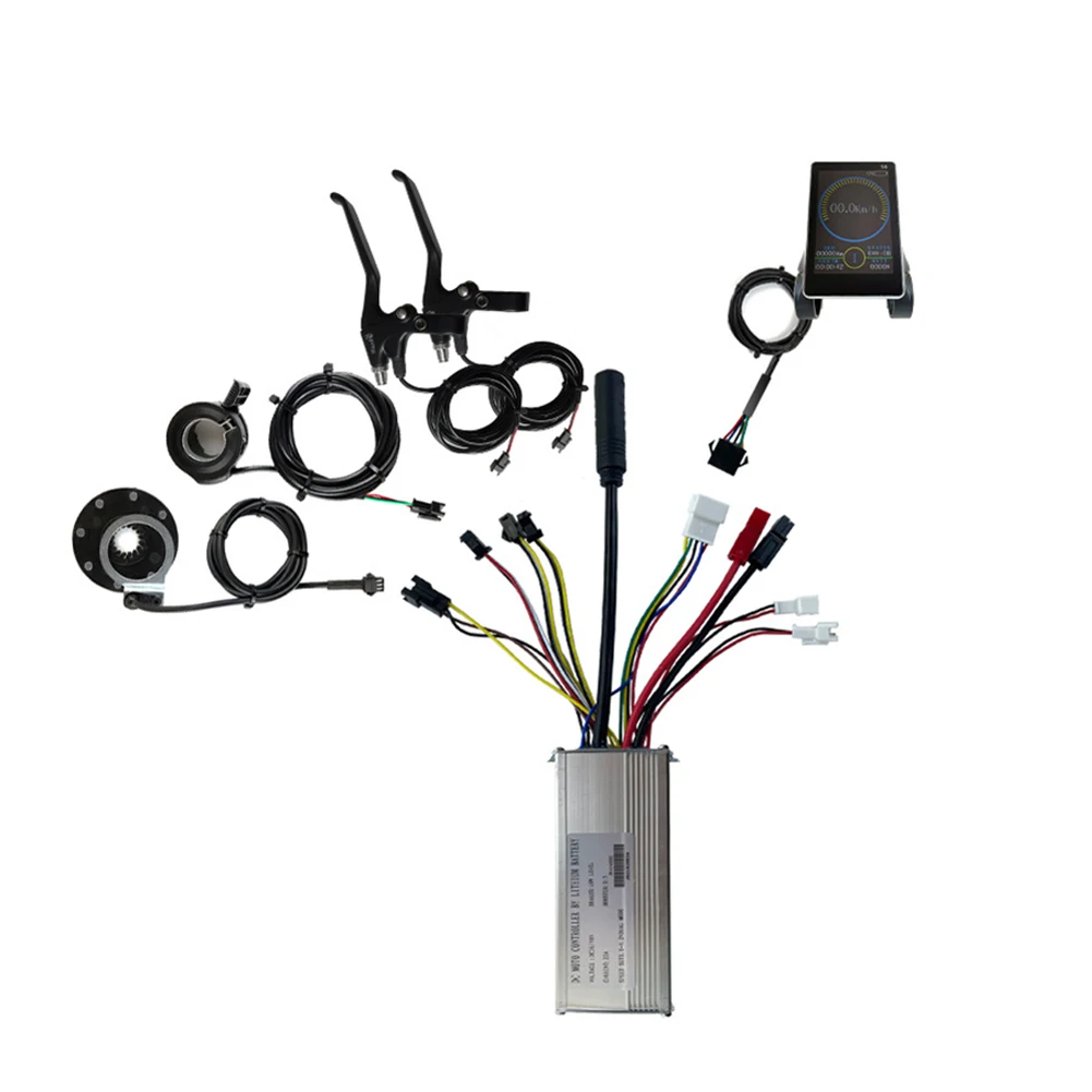 E-Bike JN 36/48V 500W 22A Controller+LED S6 Display+8 PAS+Throttle+Brake Lever Lightweight EBike Controller Bicycle Accessories
E-Bike JN 36/48V 500W 22A Controller+LED S6 Display+8 PAS+Throttle+Brake Lever Lightweight EBike Controller Bicycle Accessories