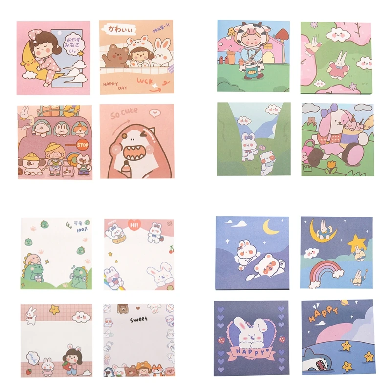 4pcs Cute Square Sticky Notes Pad Cute Memo Pads 3.14'' x 3.14'' 80 Sheets/Pad Drop Shipping
4pcs Cute Square Sticky Notes Pad Cute Memo Pads 3.14'' x 3.14'' 80 Sheets/Pad Drop Shipping