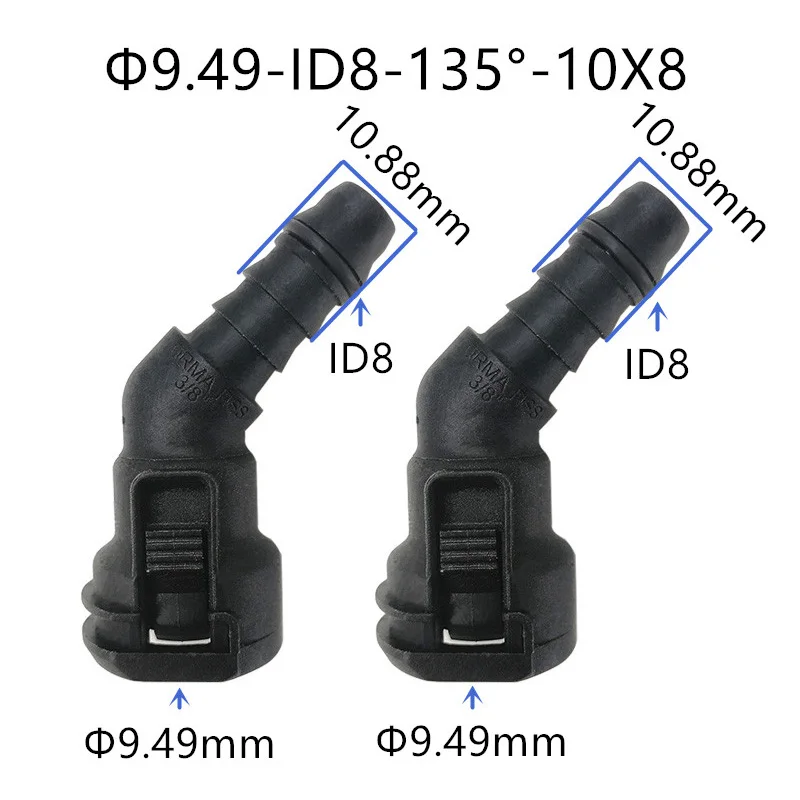 9,49 мм-ID8, 90-градусный быстрый разъем топливопровода, пластиковый разъем для Ford Volkswagen Audi, 2 шт., много
9,49 мм-ID8, 90-градусный быстрый разъем топливопровода, пластиковый разъем для Ford Volkswagen Audi, 2 шт., много