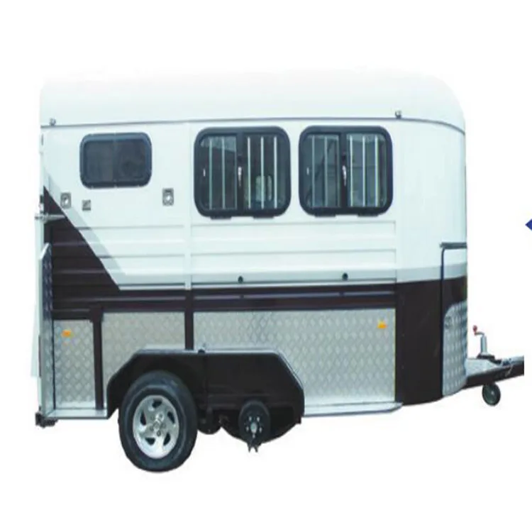 New Zeland Standard Horse Trailer with Living Quarters Galvanized Steel Horses Transportation Cart
New Zeland Standard Horse Trailer with Living Quarters Galvanized Steel Horses Transportation Cart