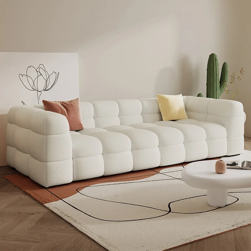 Tech fabric sofa, cream style living room, small unit, internet celebrity beauty salon, clothing store, hotel lobby, wedding dre
Tech fabric sofa, cream style living room, small unit, internet celebrity beauty salon, clothing store, hotel lobby, wedding dre